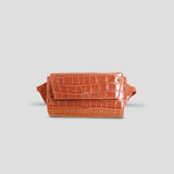 Ikon Belt Bag - croco maple brown