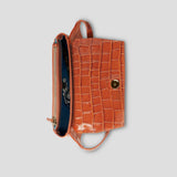 Ikon Belt Bag - croco maple brown
