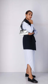 Ikon clutch - silver