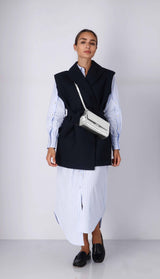 Ikon clutch - silver