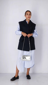 Ikon clutch - silver