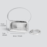 Ikon clutch - silver
